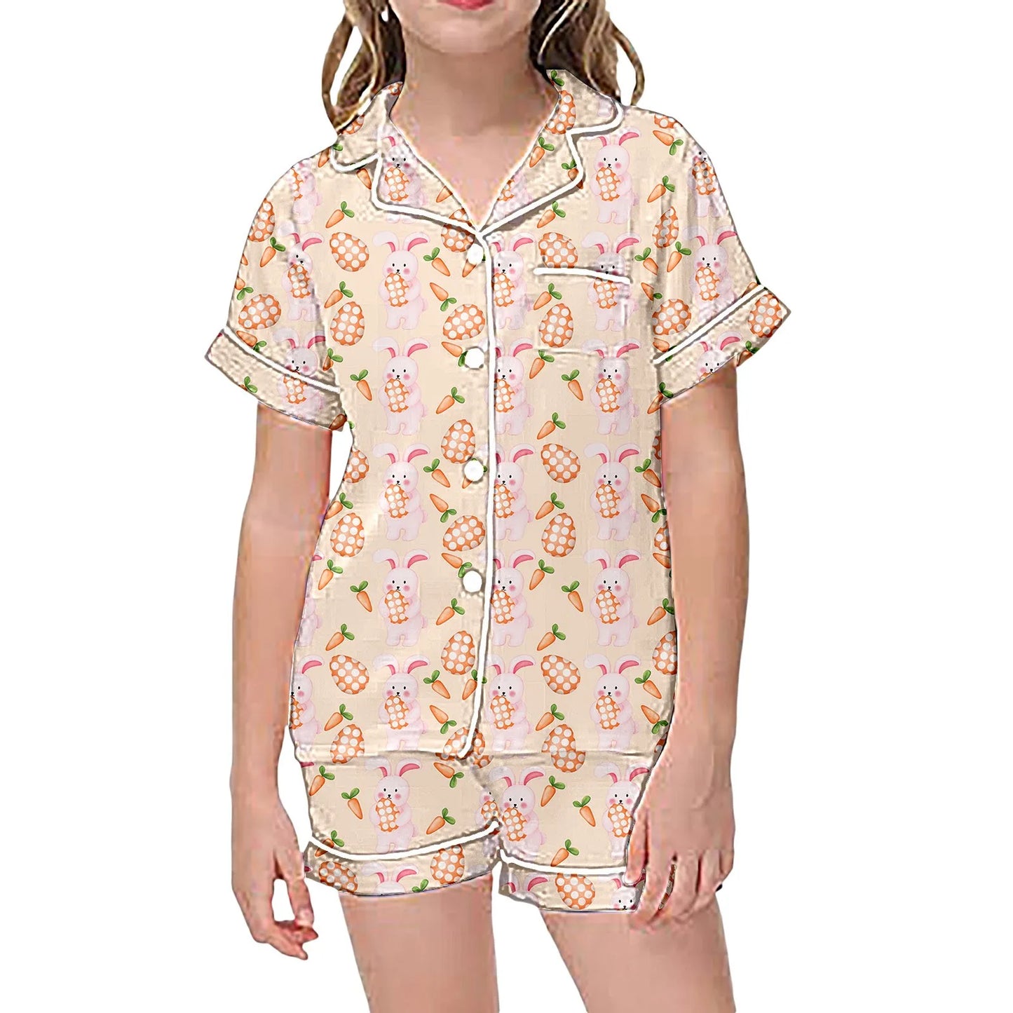 Cute Roller Monkey Print Pajama Short Sleeve Shirt And Shorts Pajama Set Sleepwear 2 Piece Set Pajamas For Kids Children Graphic