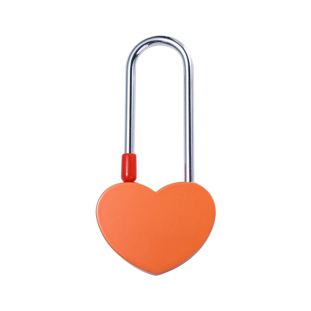 For Lovers Wedding Travel Supplies Couples Anniversary Without Key Heart Shape Keepsake Wedding Gifts Love Padlock Wish Lock