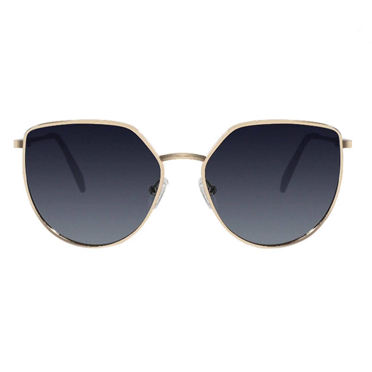 JULI Polarized Sunglasses Women Metal Frame Luxury Female Round Square Sun Glasses For Ladies UV400 8019