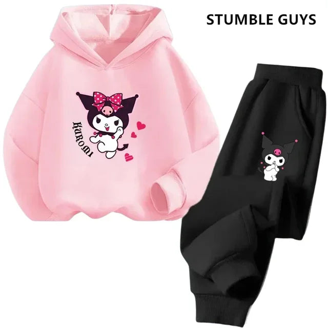 Hoodie Set Kids Fashion kids Clothes Cat Suit Children Hoodies Toddler Casual Tracksuit