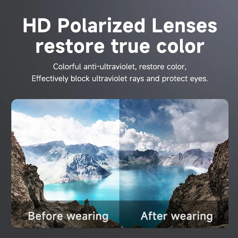 New Outdoors Men Women Fashion Sunglasses Blue Tooth 5.3 Earphones Glasses UV Resistant Sports Glasses Voice Calls Waterproof