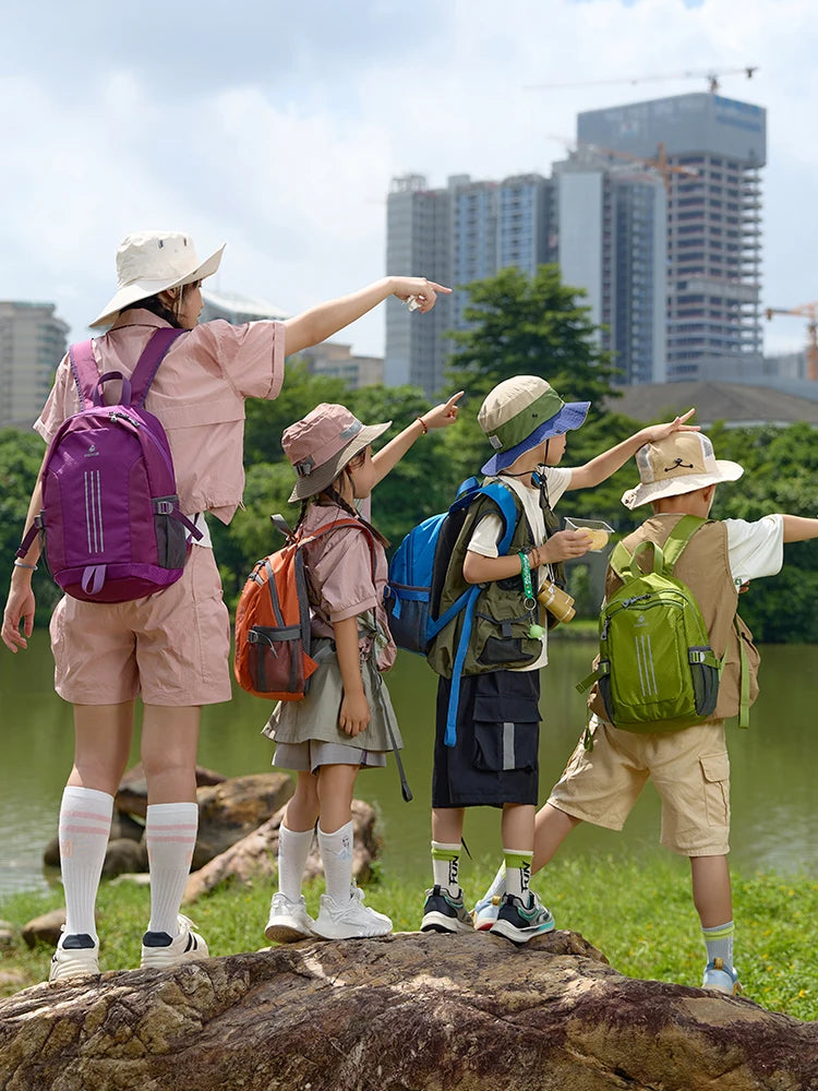 Fouvor Outdoor Travel Sport Parent-Child School Backpacks Fashion Children's Backpack Large Capacity Light Shoulders Bag 3057-03