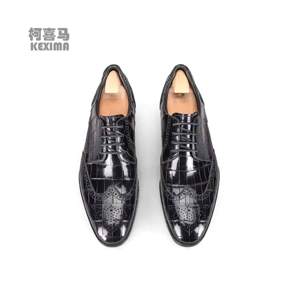 shenzhuangsanbao new arrival men dress shoes men crocodile shoes male