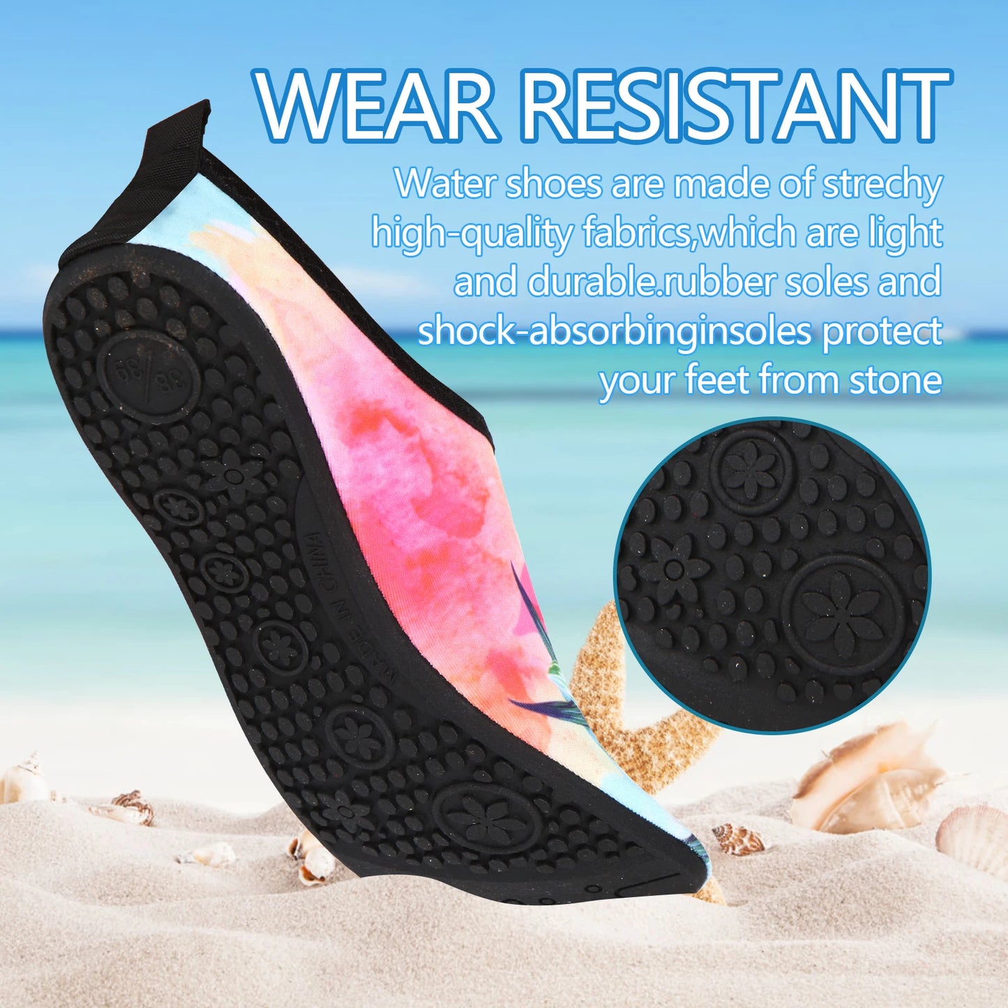 Diving Shoes Women Aqua Shoes Men Beach Swimming Water Sport Socks Barefoot Sneaker Fitness Quick Drying Water shoes