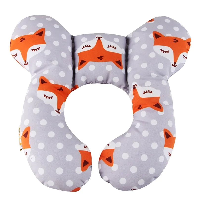 Cute Cartoon Baby Head Protection Cushion Protective Travel Car Seat Head Neck Pillow Anti Fall Baby Protect Safety Accessories