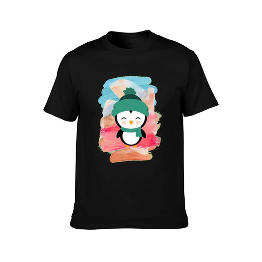 Penguin Club T-Shirt oversized t shirt Aesthetic clothing hippie clothes mens t shirts pack mon