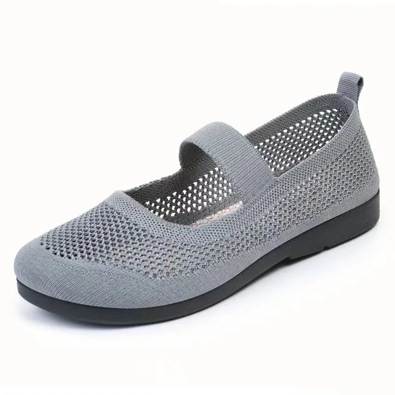 2025 Women Flats Shoes Slip on Foldable Loafers for Women Square Toe Single Shoes Hollow Out Fashion Mom Casual Shoes Ladies