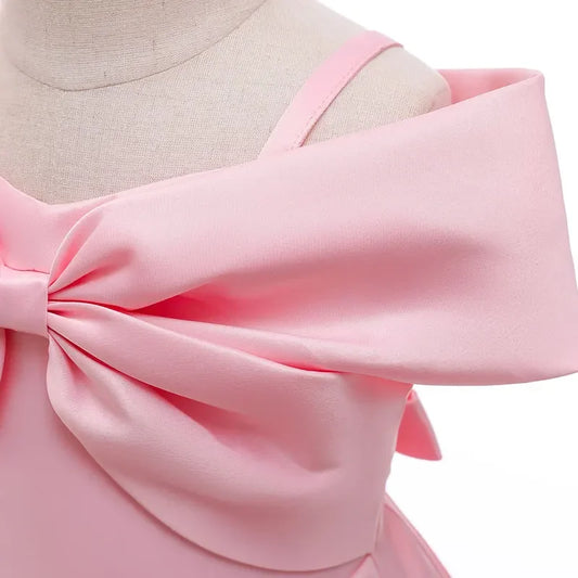 Fashion Solid Kids Dresses for Girls Summer Girls Party Dresses Lace Sleeveless Children Clothing Girl Dress 3-10 Years