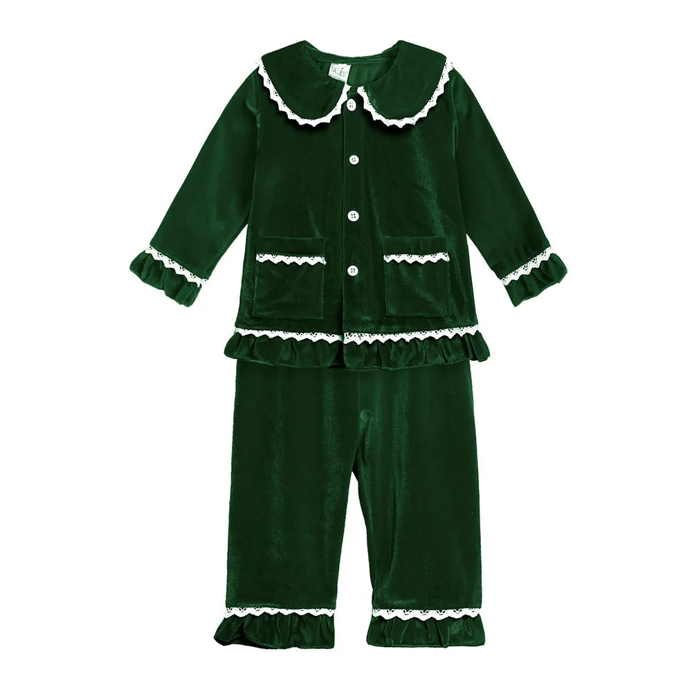 Children Christmas pjs Pajamas Sleepwear Baby Bathrobes Bath Kids Girl Boy Room Dressing Gown Clothing Housecoats Home Nightwear