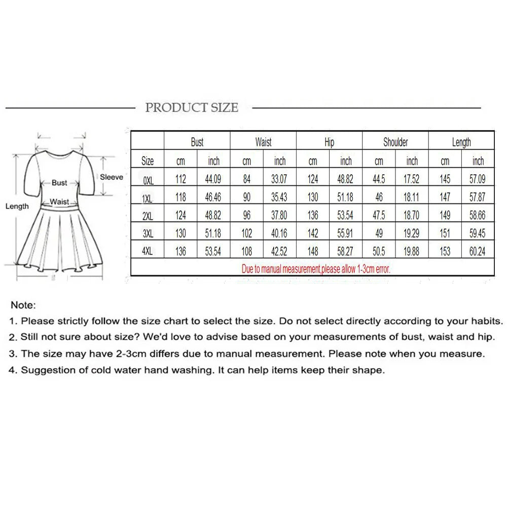 2025 Casual V-Neck Floral Print Plus Size Dress Women Ruffle Short Sleeve Large Midi Dress Lady Chubby Curvy Lace-Up Long Dress
