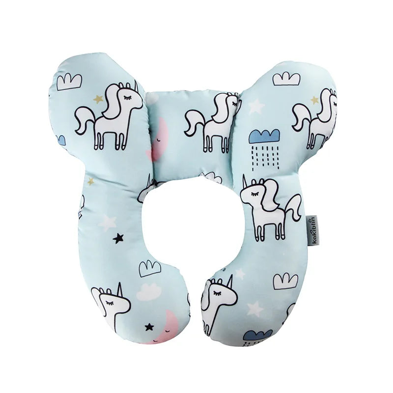 Cute Cartoon Baby Head Protection Cushion Protective Travel Car Seat Head Neck Pillow Anti Fall Baby Protect Safety Accessories