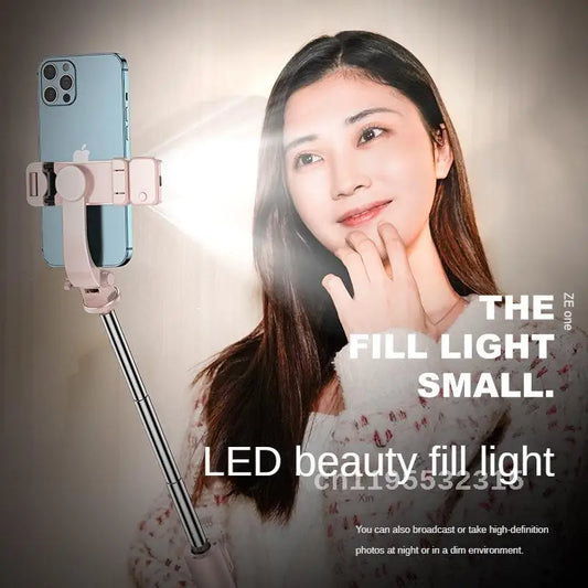 New Mobile Phone Selfie Stick Tripod Selfie Artifact Live Bracket Bluetooth Telescopic Integrated Mobile Phone Bracket