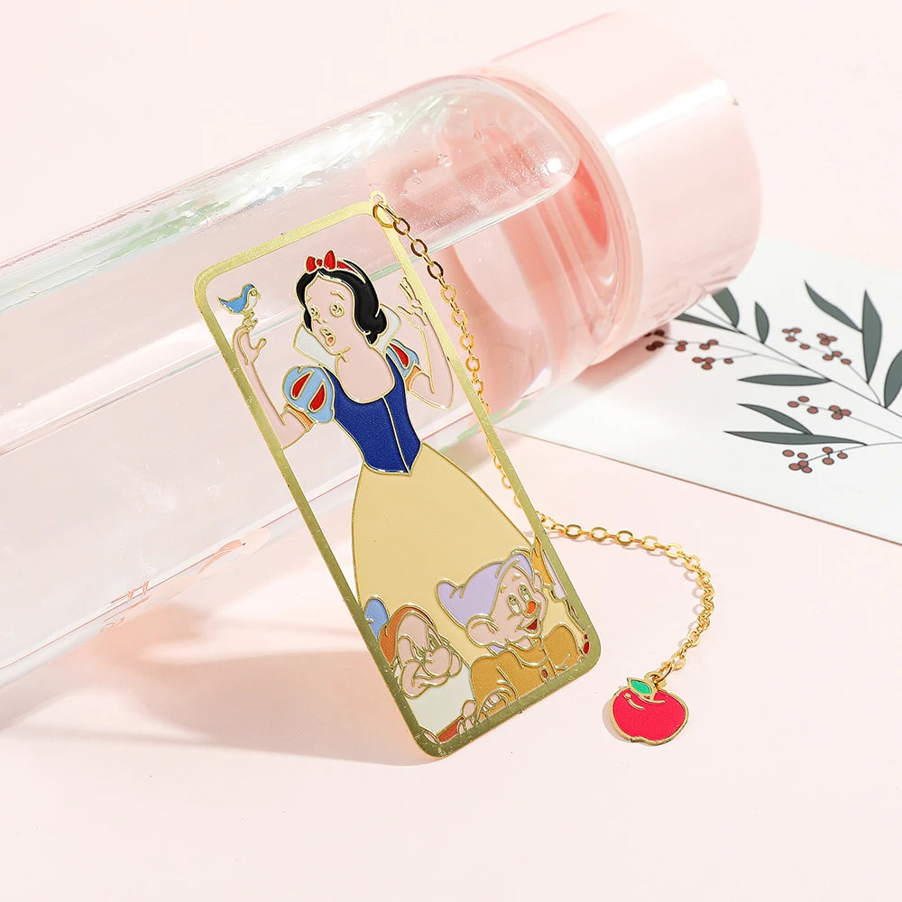 Disney Snow White Princeses Bookmark for Book Lover Gifts Creative Book Mark for Women Girl Fans Reading Supplies Collection