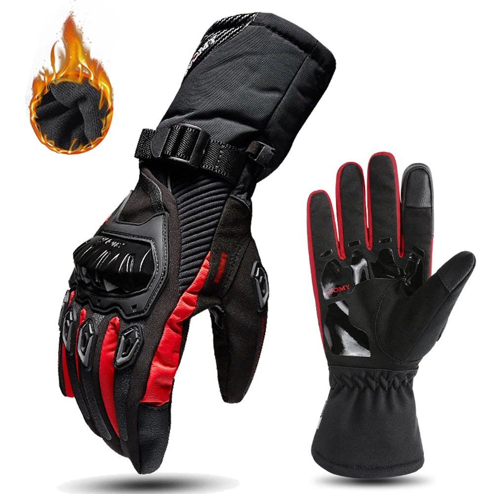 Motorradhandschuhe Winddicht Wasserdicht Guantes Moto Männer Motorrad Reithandschuhe Touchscreen Moto Motocross Handschuhe Winter 