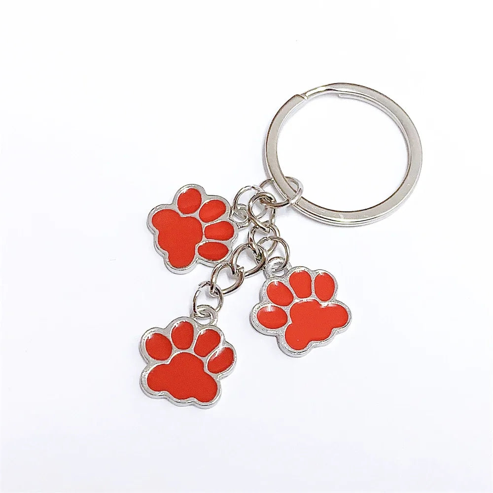 Fashion Alloy French Bulldog Pug Dog Keychain Cute Pet Dog Keyring Bag Handbag Charm Accessories For Women Animal Lovers Gifts