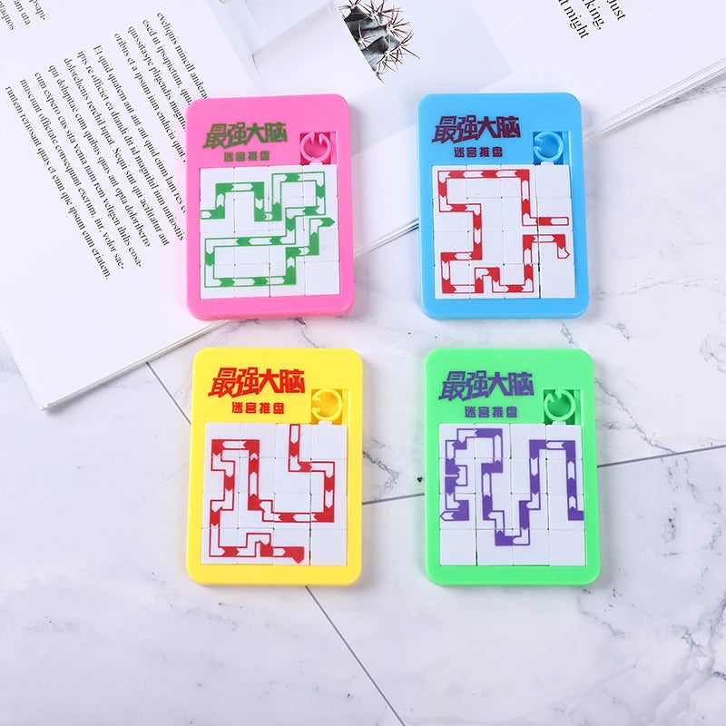 5PCS Number Puzzle Plastic Moving Sliding Early Education Animal Children's Jigsaw Puzzle Toy School Kindergarten Game Gift