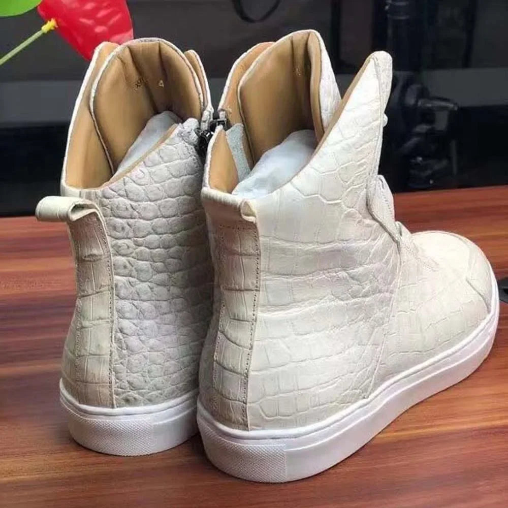 yingshang new arrival men crocodile boots crocodlie shoes for male boots
