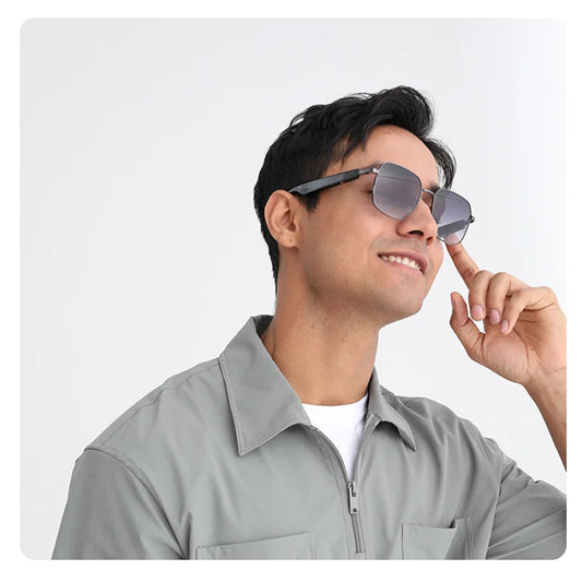 MZ02 Smart Glasses with Speaker Bluetooth Call Wireless Audio Touch Hands-Free Calling Stereo Music Headphones Smart Sunglasses
