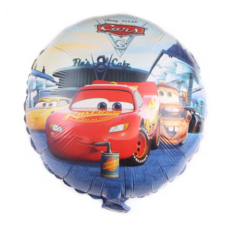 Disney McQueen Cars Helium Foil Balloons Cartoon Theme Racing Wedding Birthday Party Baby Shower Kids Toys Decoration Supplies