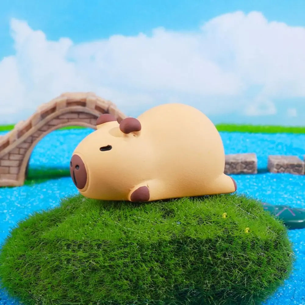 Animals Capybara Figure Toys Figure Model Simulation Capibara Model Simulation Cartoon Capybara Animals Figures Kid Toys