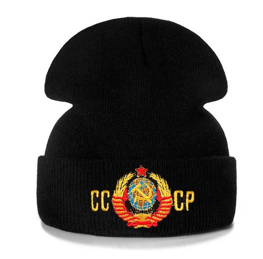 الشتاء الكبار الرجال الدافئة بيني Skullies موضة رسالة محبوك المرأة قبعة في الهواء الطلق الملونة عادية صوف ناعم 