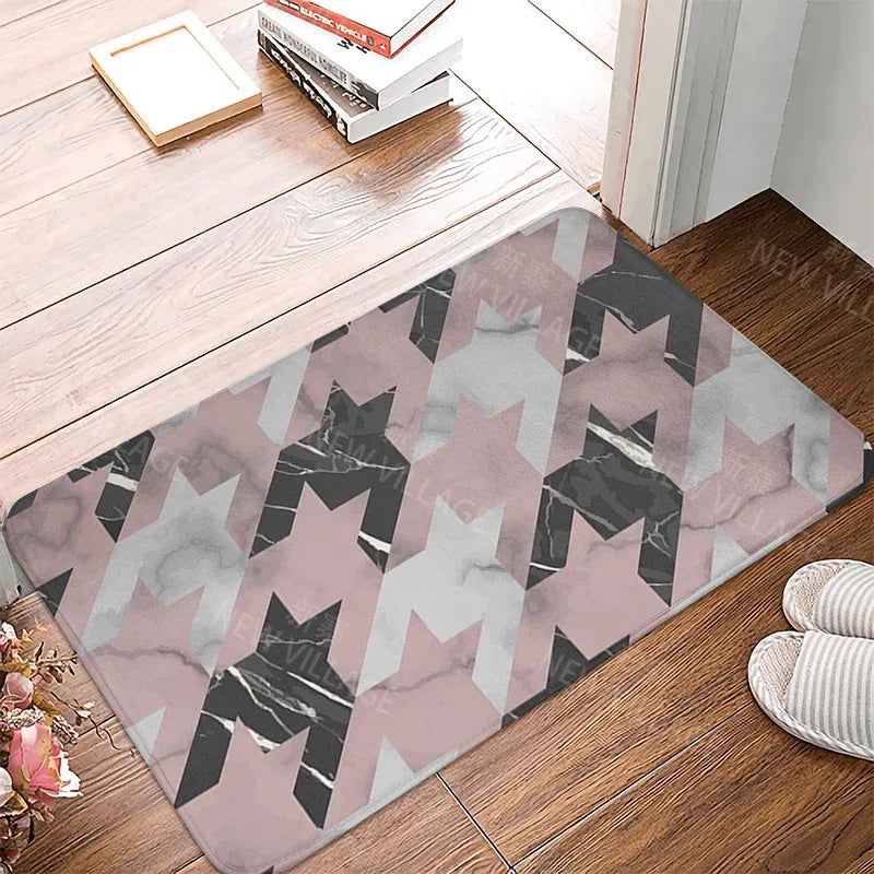 House entrance carpet home doormat entrance room bath mat marbling foot mat bathroom non-slip mat kitchen water absorption mat