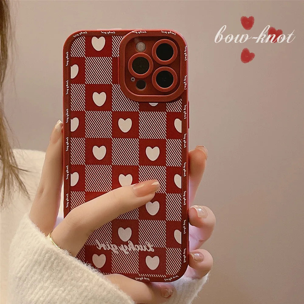 Art wavy blue flower Strawberry cute silicone soft back case for iphone 14 x xr 7 8 plus 13 15 promax 11 12 mini xsmax phone box