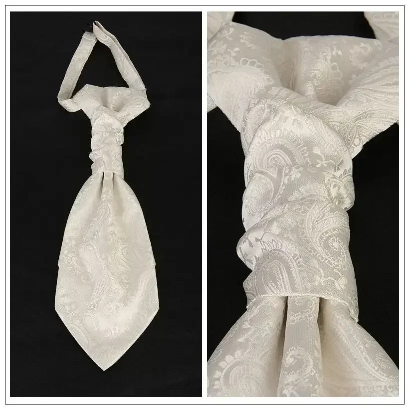 British Style Designers Fashion New Men's Suit Short Neck Tie Luxury Necktie Formal Dress Striped Shirt Gift Wedding Accessories mon