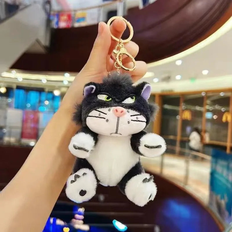 Lucifer Cat New Style Simple Cute Fun Creative Funny Cartoon Plush Doll Car Keychain Decorative Pendant Holiday Gift Wholesale