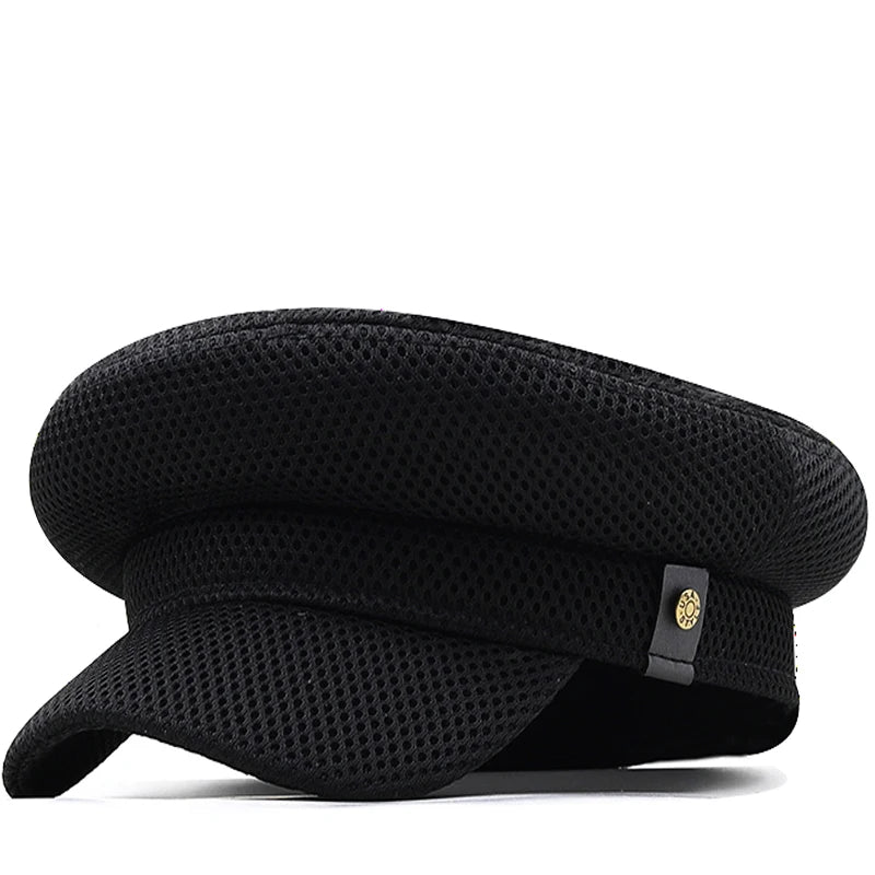 Summer Mesh Breathable Military Caps Men Casual Berets mon !!!
