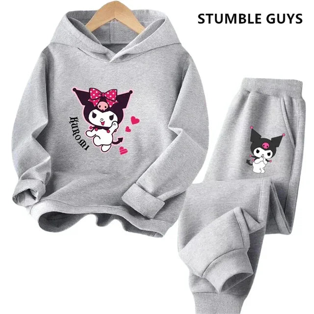 Hoodie Set Kids Fashion kids Clothes Cat Suit Children Hoodies Toddler Casual Tracksuit