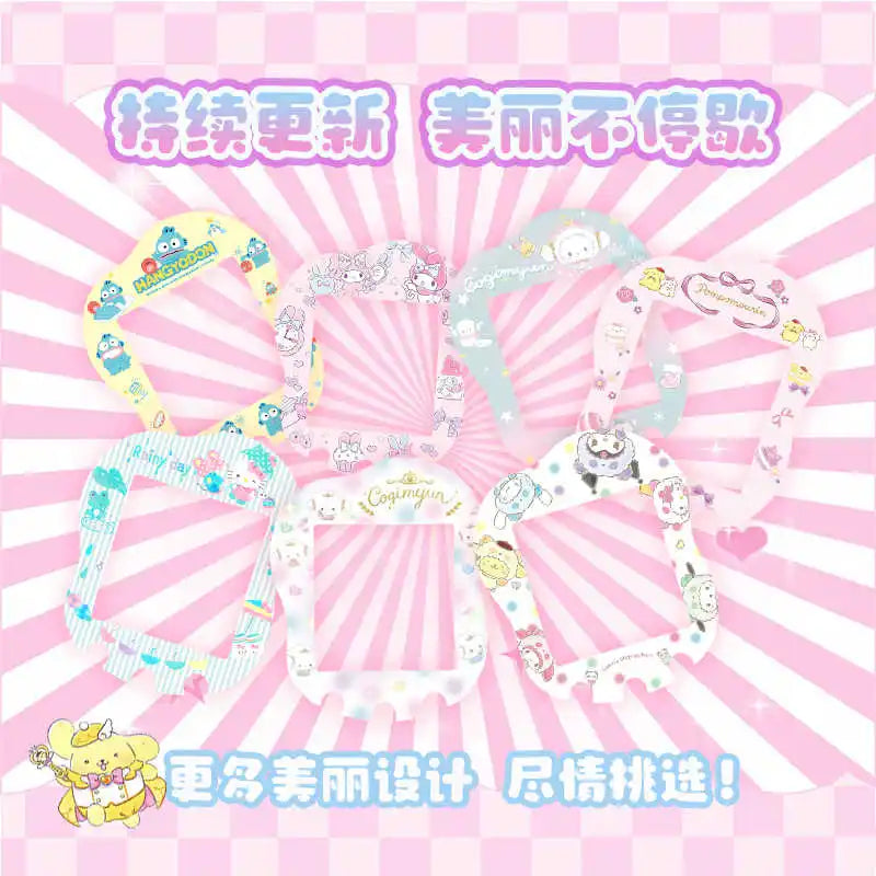 Sanrio Hellokitty Cinnamoroll Tamagotchi Uni Faceplate Silicone Protective Film Kawaii Sticker Cute Tamagotchi Protective Decor