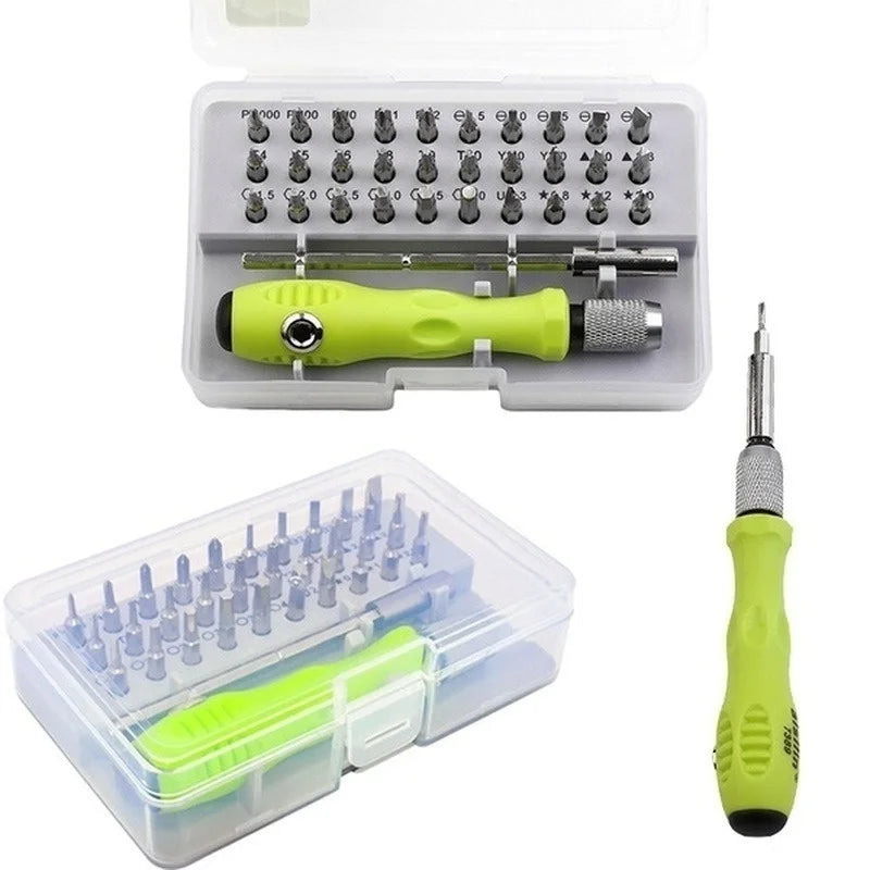 Werkzeugreparatur 32-in-1-Schraubendreher-Set Präzisions-Mini-Magnetschraubendreher-Bits Kit Telefon Mobile IPad Kamera Wartung