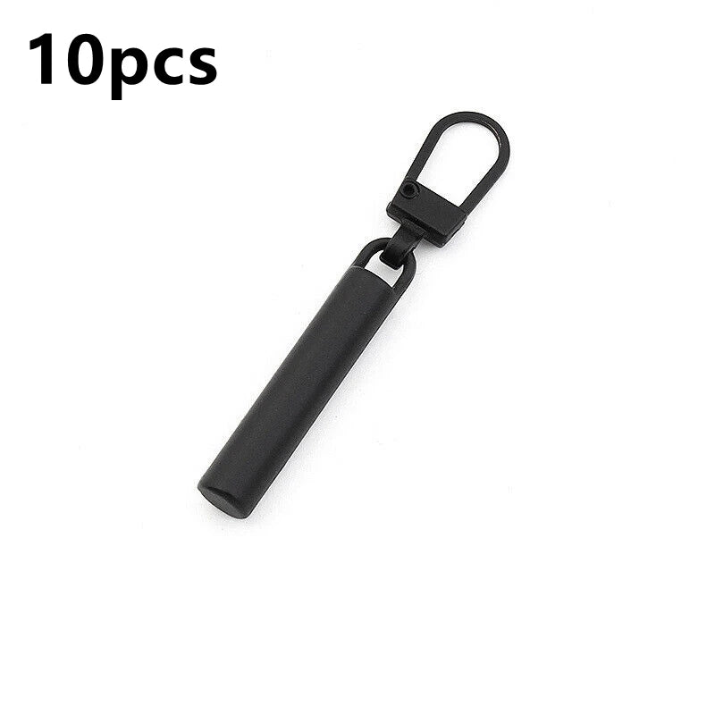 2/10 Stück Reißverschlussschieber-Abzieher, Sofort-Reparatur-Set für Reißverschlüsse, Ersatz für kaputte Schnallen, Reisetaschen, Reißverschlusskopf, DIY, Nähen, Basteln 