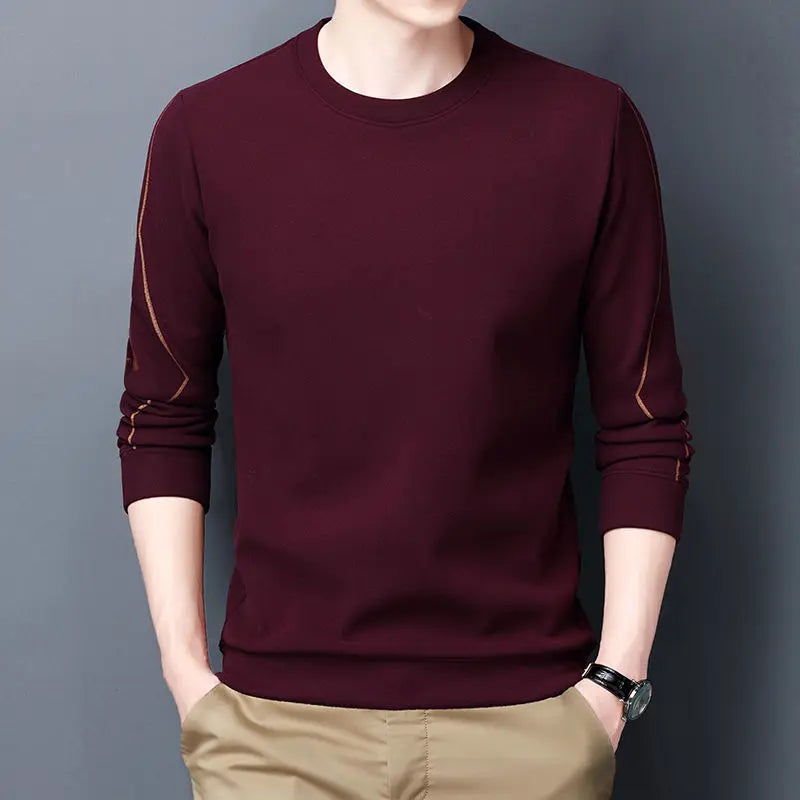 Male Pullover Round Neck Baggy Men's T-shirts 100℅ Cotton mon