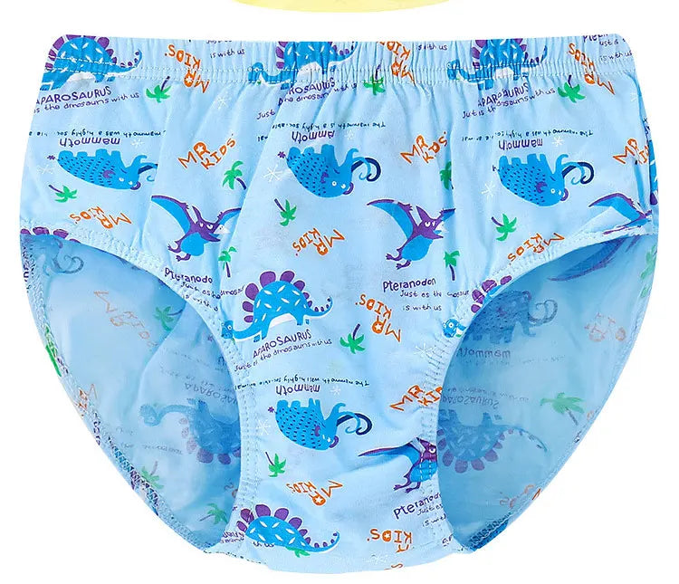Children Panties Cartoon Kids Thong Underwear Cotton Briefs For Kids Breathable Printed Comfortable Boys Lingerie