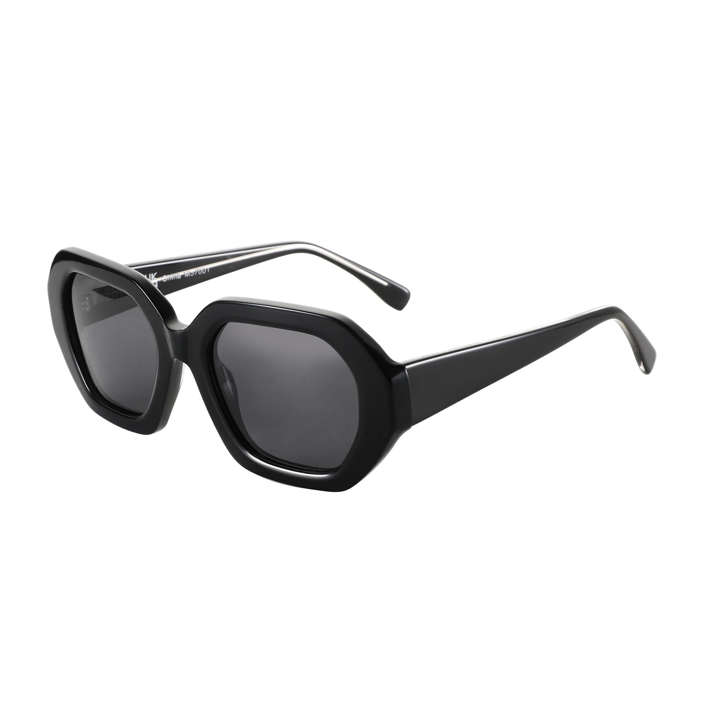 ZENOTTIC Fashion Trend Women's Thick Frame Polarized Sunglasses Hexagonal Acetate Sunglasses Outdoor Travel Shopping Essentials