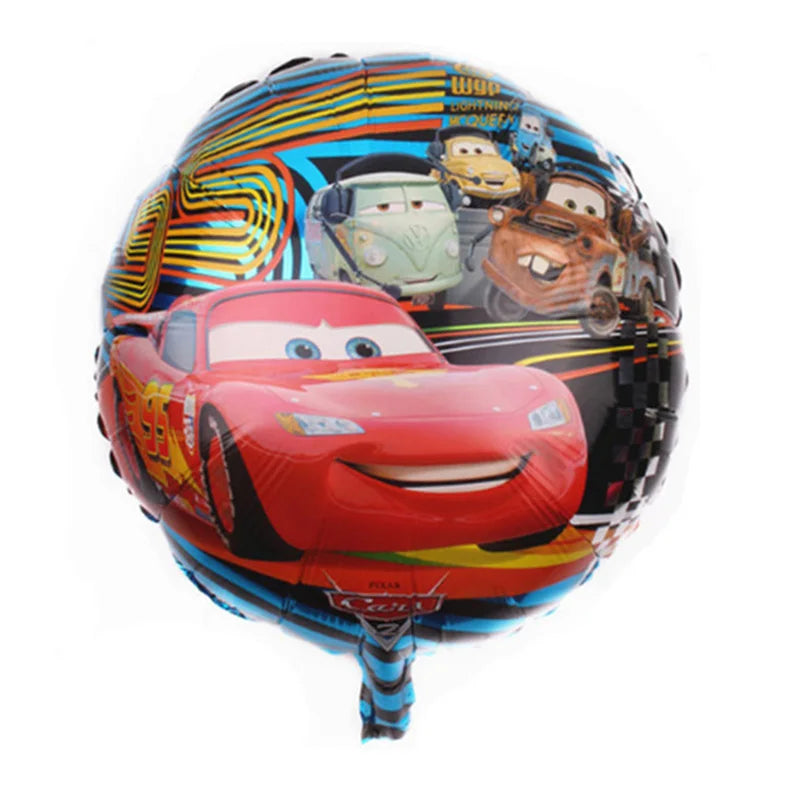 Disney McQueen Cars Helium Foil Balloons Cartoon Theme Racing Wedding Birthday Party Baby Shower Kids Toys Decoration Supplies