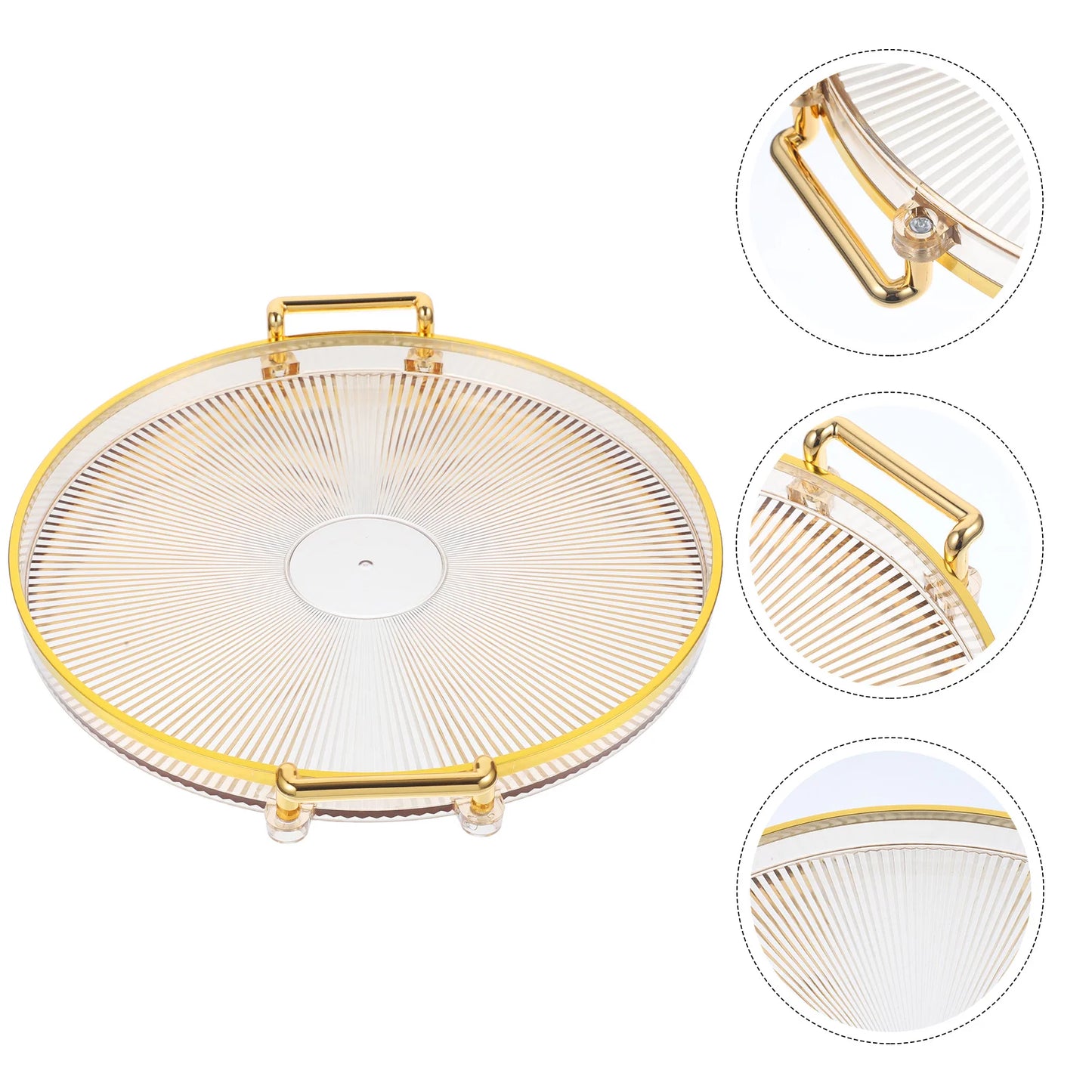 Desktop Storage Tray Plastic Serving Plates Coffee Table Decor Container Beverage Snack The Pet Candy Snacks