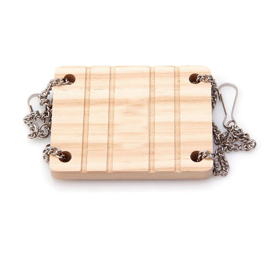 Small Animals Toys Hamster Chinchilla Toys Wooden Swing Harness Hanging Bed Parrot Rest Mat Pet Hanging Pet Toys Accessories