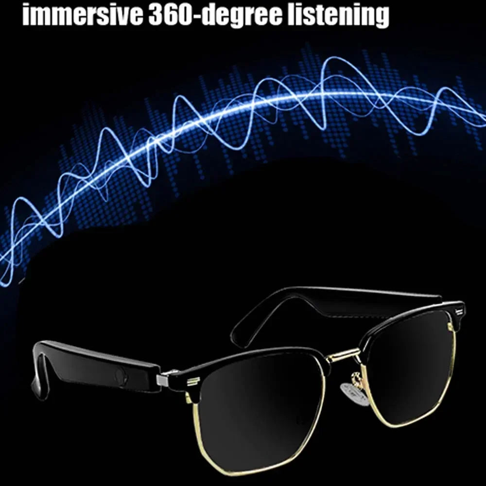 2024 Smart Music Sunglasses Headphones Wireless Bluetooth Headphones HIFI Audio Headphones Driving Glasses Handsfree Calling