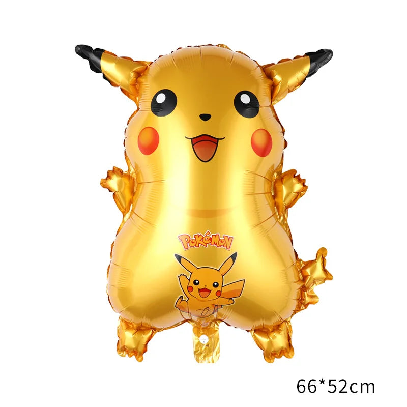 Foil Pokemon Balloon pikachu Party Supplies Pikachu Balloon Balloons For Kids Birthday Party Dcorations Baby Shower Gift Toys
