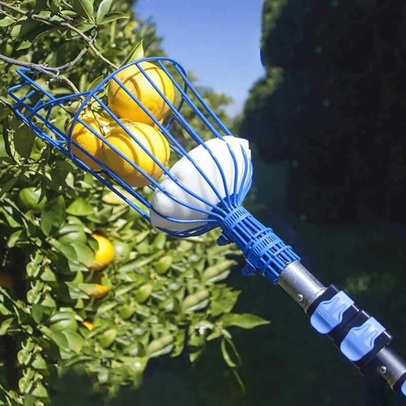 Garden Tools Deep Basket Fruit Picker Head Farm Garden Picking Device camp