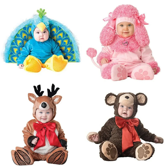 Halloween Baby Junge Mädchen Kleidung Strampler Onesie Neugeborenen Kleinkind Weihnachten Strampler Flanell Warme Weiche Baby, Kleinkind Kostüm 
