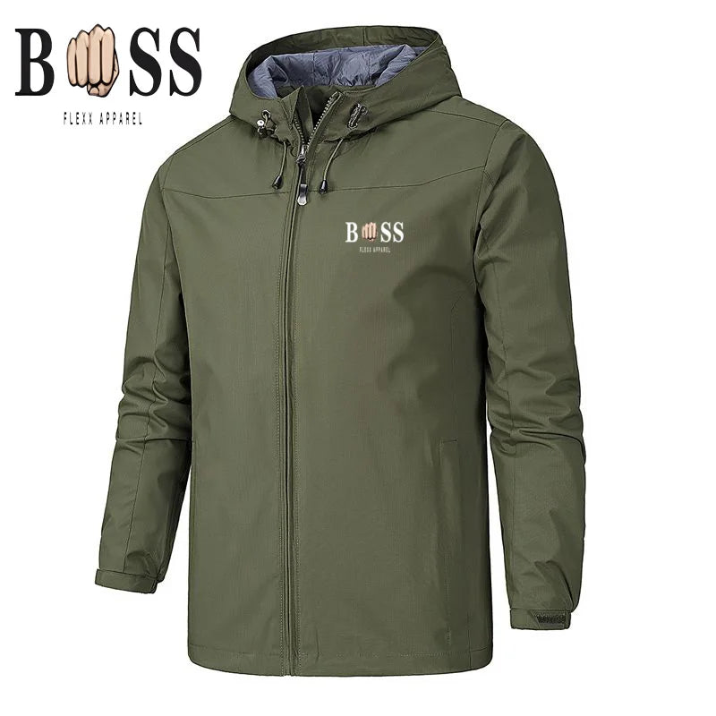 2024 new waterproof men's jacket brand mountaineering wear men's windproof jacket Outdoor men's windbreaker men's sports jacket
