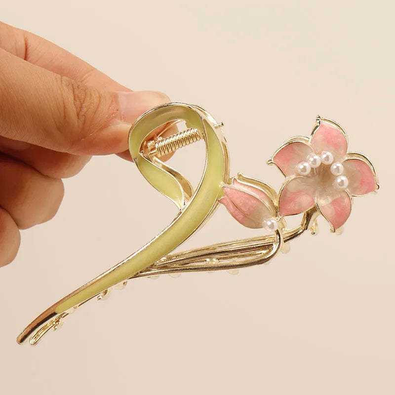 fresh Durian Metal Hair Clip Hair claws fruit oil drop flower Personality Fruit Funny Hair Claw Hairpin for Women Girls Headwear