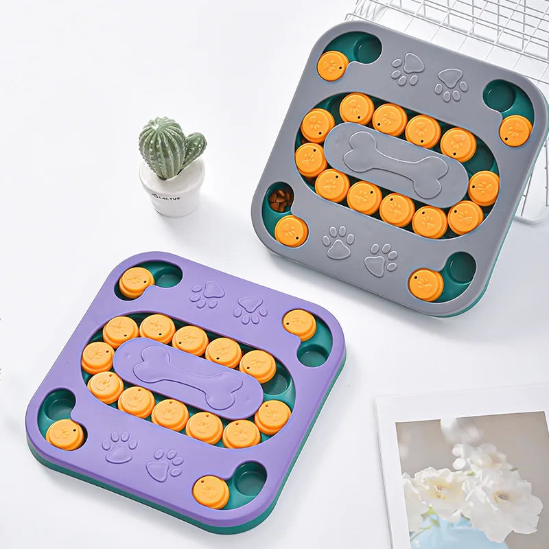 Pet Supplies Cat Dog Turntable Eating Anti-choking Food Puzzle Feeding Interactive Toy Slow Food Tray
