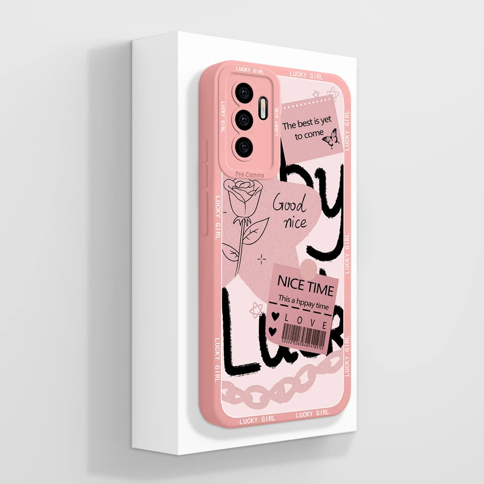 Case For Vivo S10E 5G V23E 4G 5G Y75 4G Beautiful Flower Cartoon Girl Liquid Anti-fall Phone Cover For VivoS10e V23e Y75 Funda