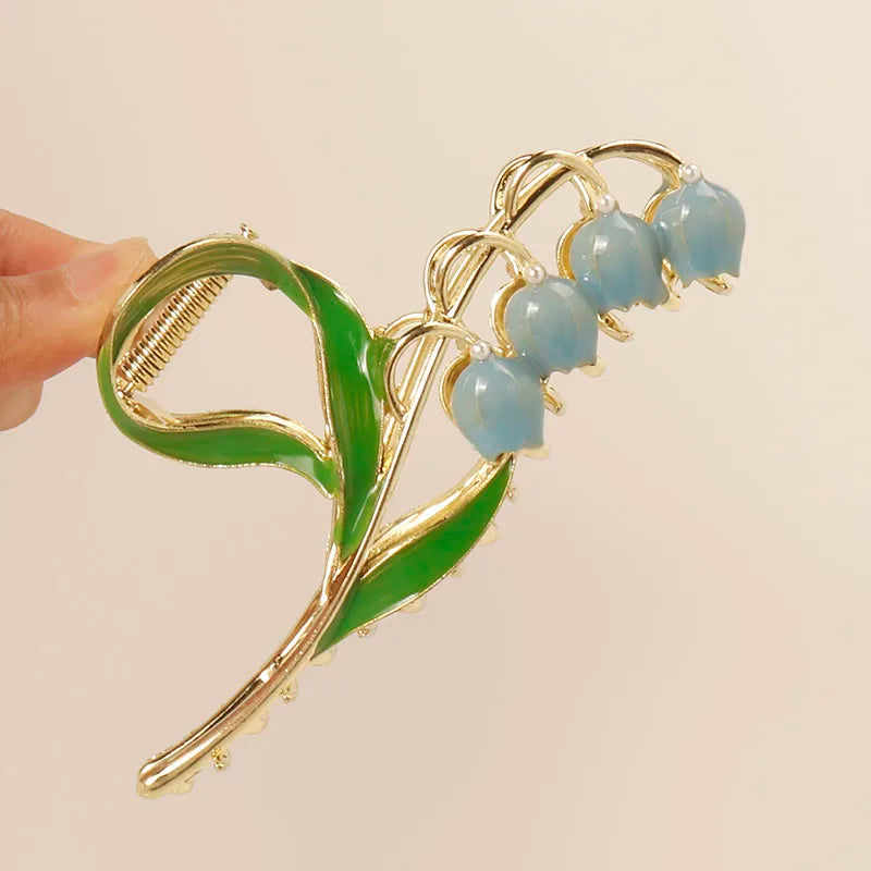 fresh Durian Metal Hair Clip Hair claws fruit oil drop flower Personality Fruit Funny Hair Claw Hairpin for Women Girls Headwear
