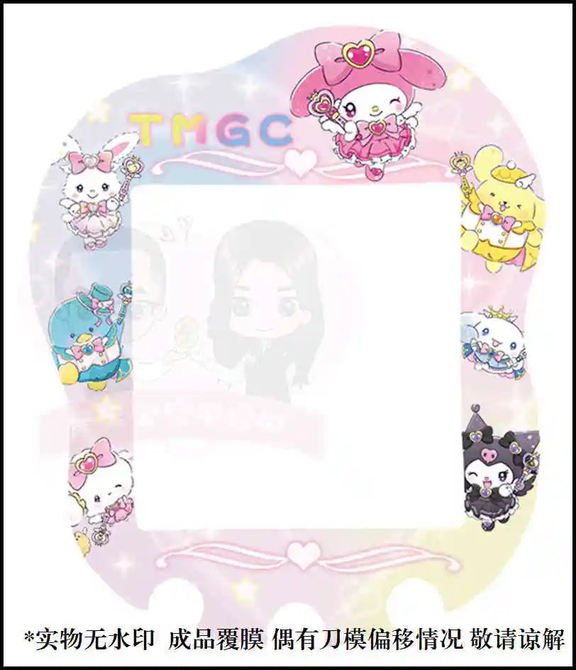 Sanrio Hellokitty Cinnamoroll Tamagotchi Uni Faceplate Silicone Protective Film Kawaii Sticker Cute Tamagotchi Protective Decor
